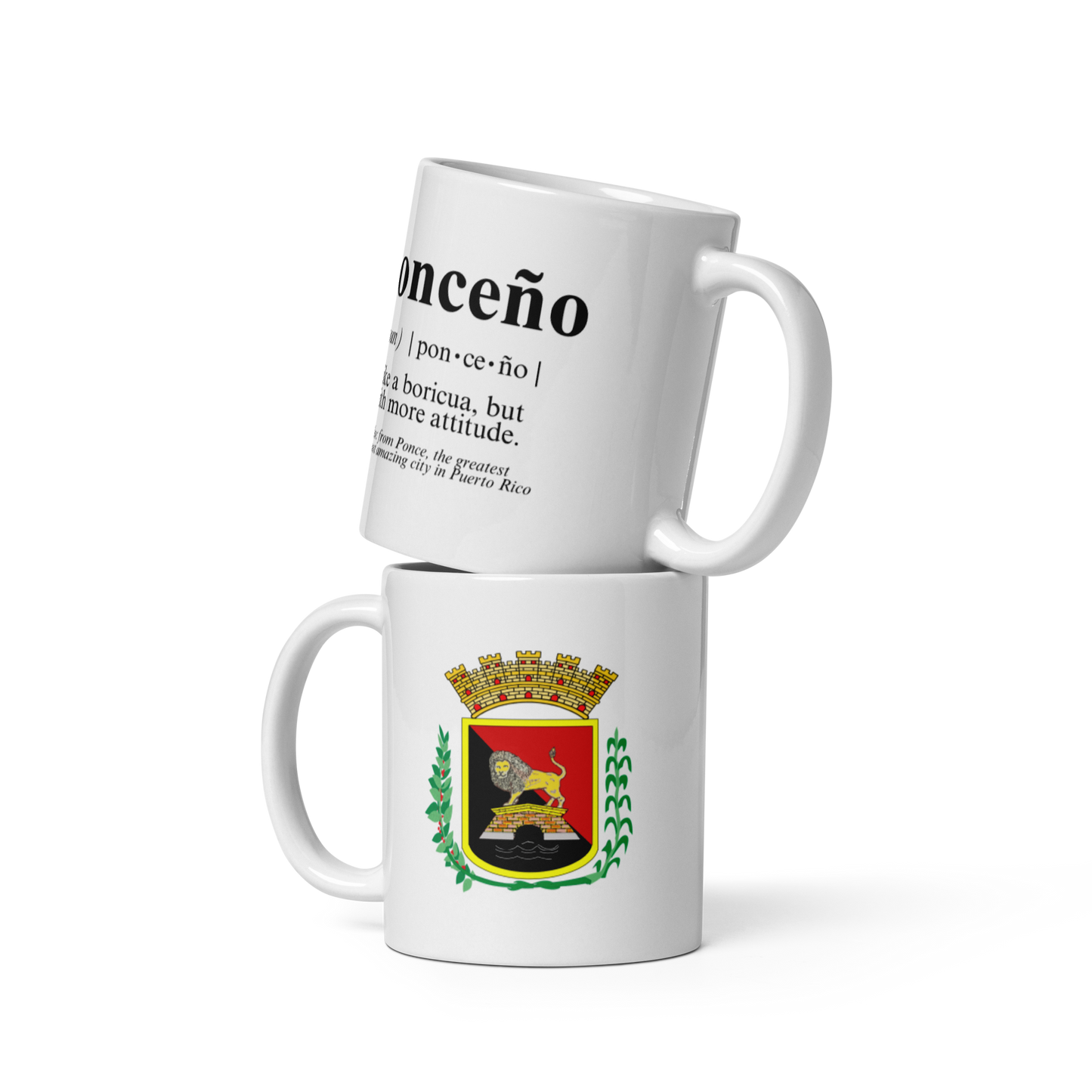 Taza de Ponce blanca